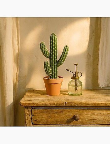 Cactus polaskia artificiel 41cm