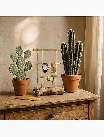 Cactus rufida artificiel 27cm