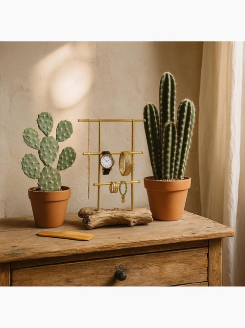 Cactus rufida artificiel 27cm - Kiabi