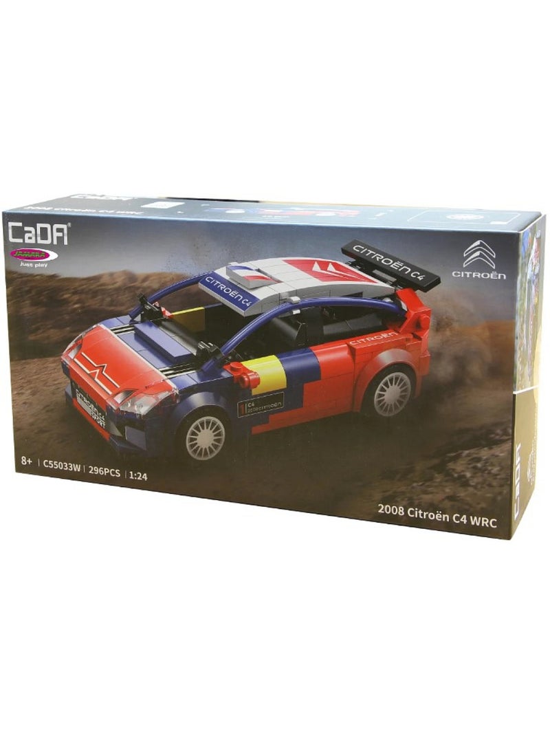 Cada citroën c4 wrc 2008 1:24 bricks Jaune - Kiabi