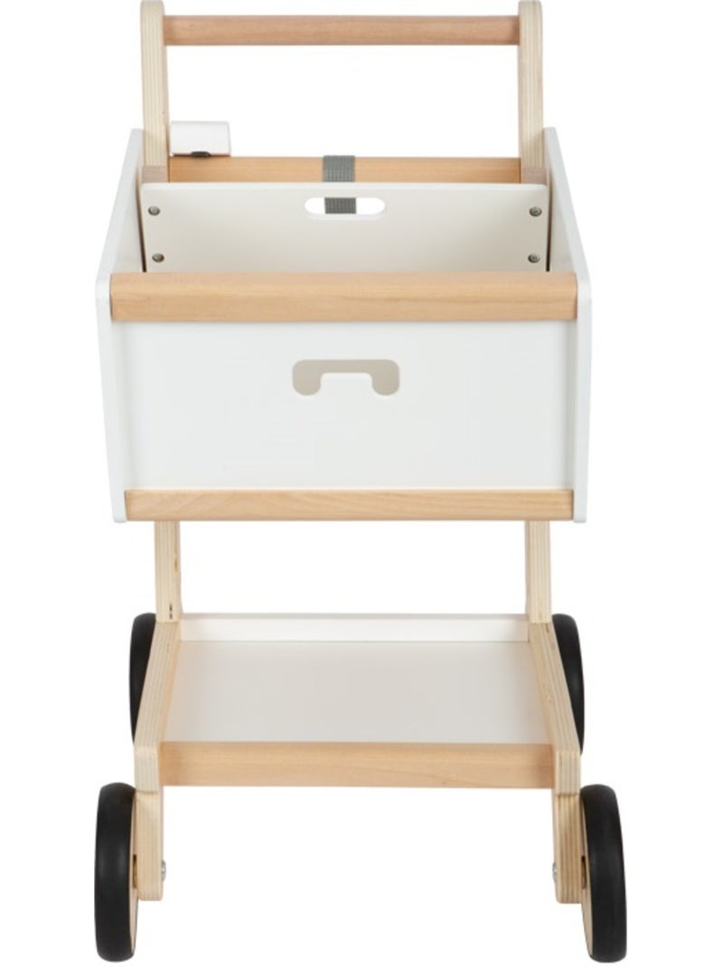 Caddie en bois fresh Blanc - Kiabi