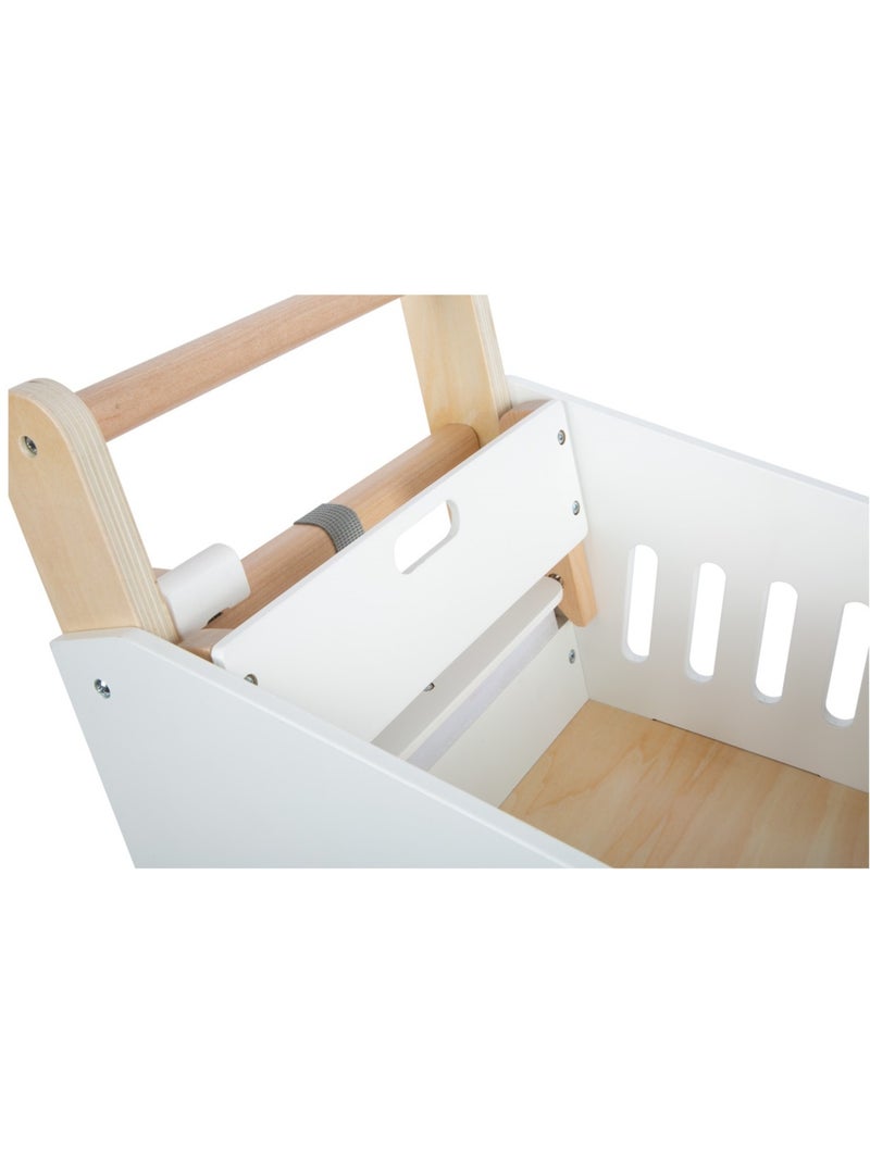 Caddie en bois fresh Blanc - Kiabi