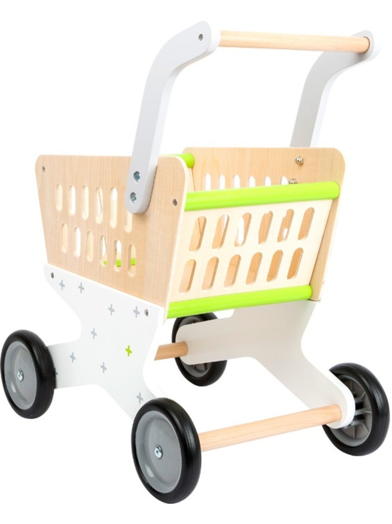 Caddie en bois tendance Beige - Kiabi