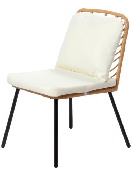 CADIX Salon de jardin bas 2 chaises + 1 table - Kiabi