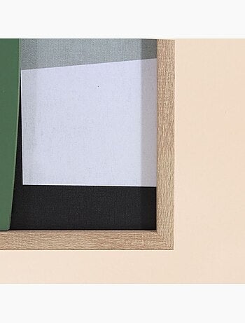 Cadre 3D noir, blanc, vert 40x60cm