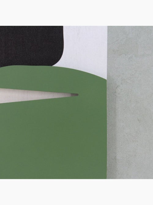 Cadre 3D noir, blanc, vert 40x60cm - Kiabi