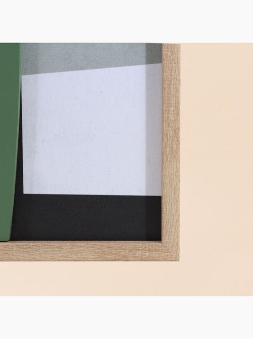 Cadre 3D noir, blanc, vert 40x60cm - Kiabi