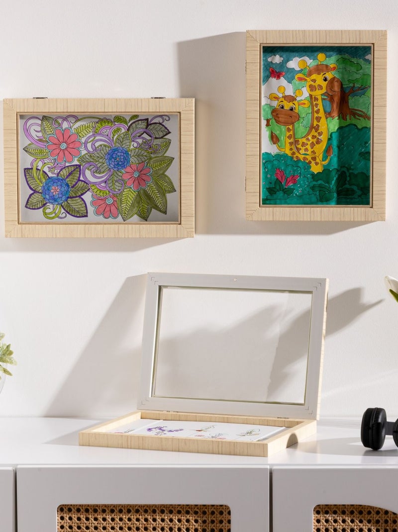 Cadre à dessin en bois THEA Beige - Kiabi