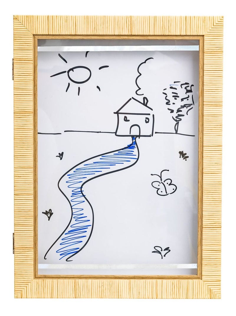 Cadre à dessin en bois THEA Beige - Kiabi