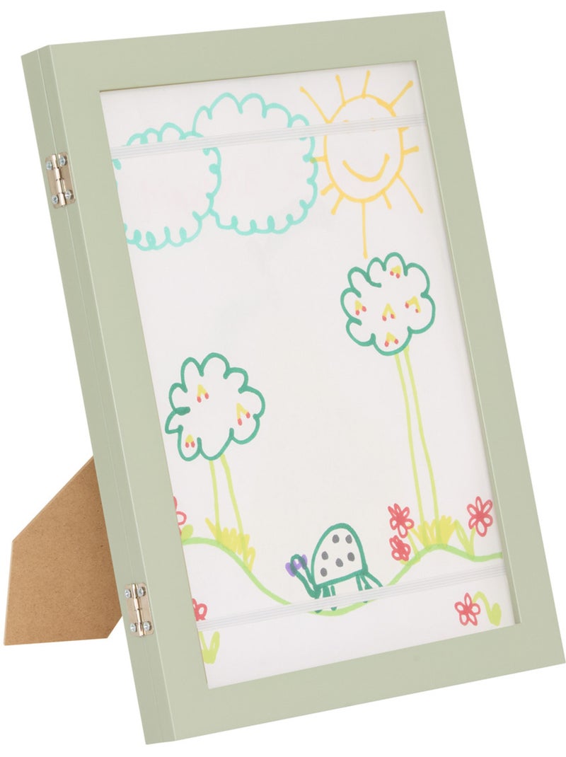 Cadre à dessin enfant A4 vitré DESSY Rose - Kiabi