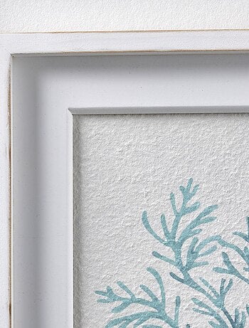 Cadre avec poster Corail BEACH HOUSE