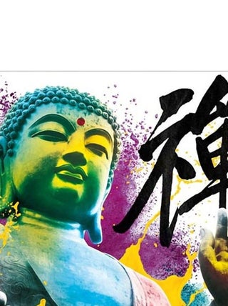 Cadre bouddha en toile