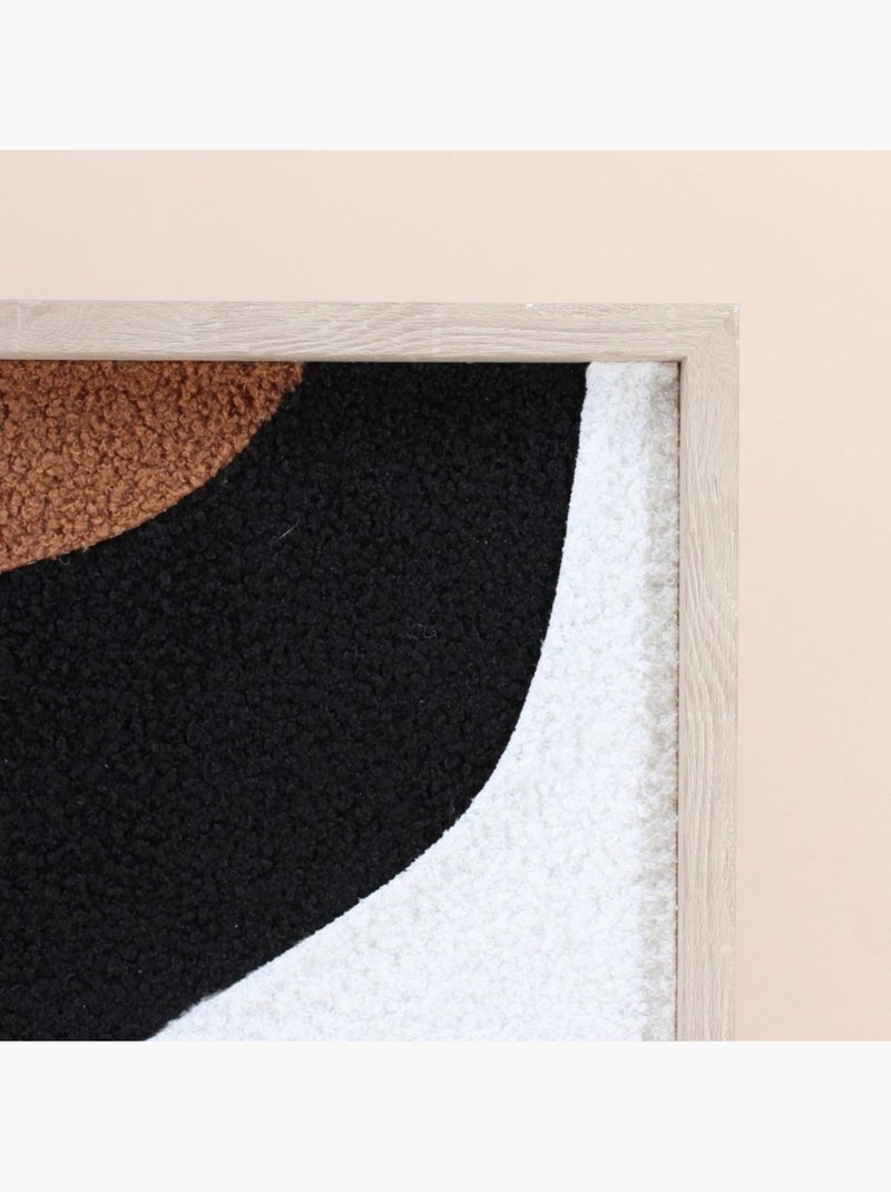 Cadre déco 3D bouclette 40x60cm Noir - Kiabi