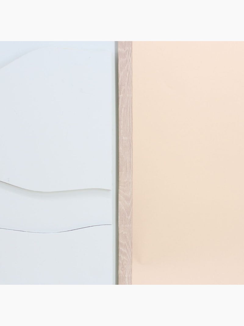 Cadre déco à reliefs en bois beige 40x60cm Beige - Kiabi