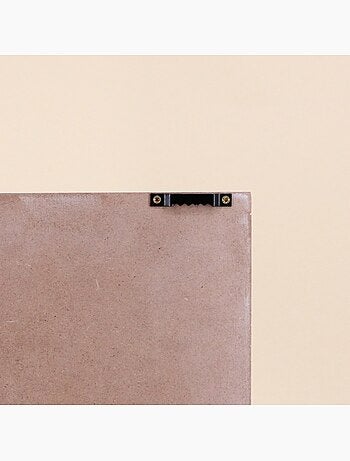 Cadre déco blanc formes géométriques 30x40cm