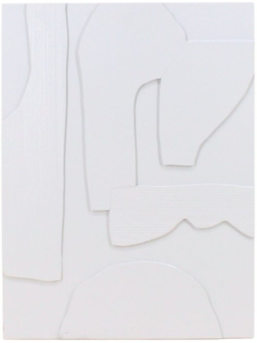 Cadre déco blanc formes géométriques 30x40cm - Kiabi