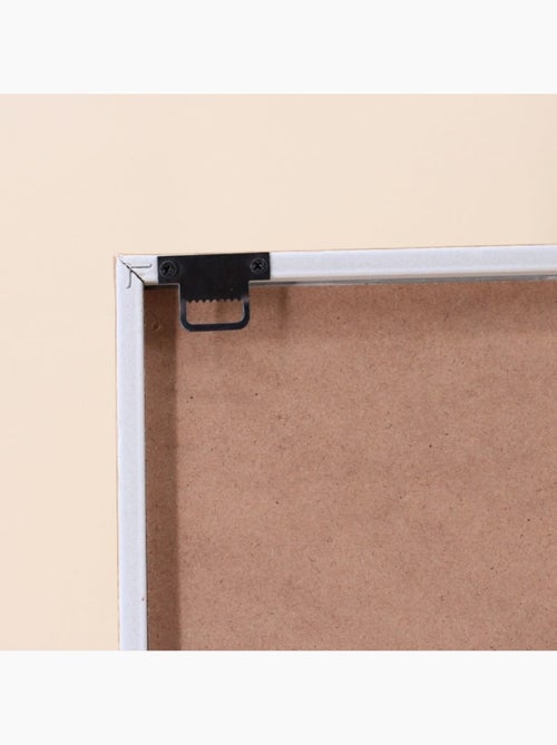 Cadre décoratif en relief blanc 40x60cm - Kiabi