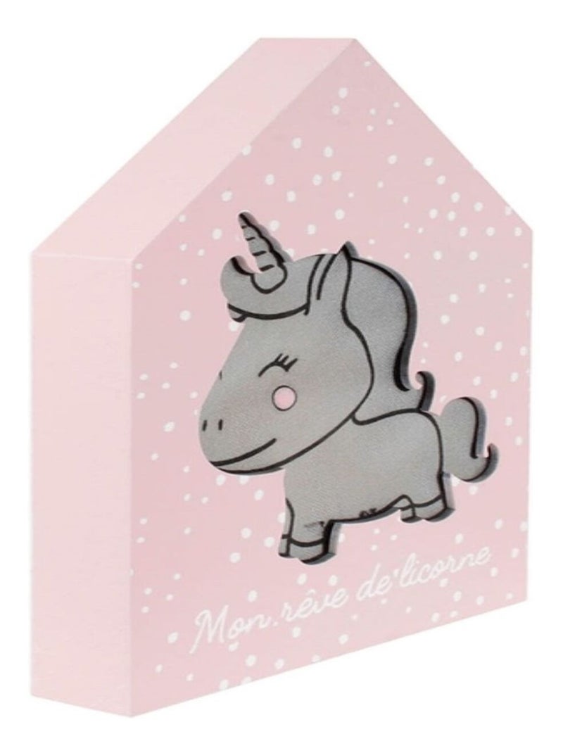 Cadre décoratif lumineux pour enfant BABY Gris Rose - Kiabi