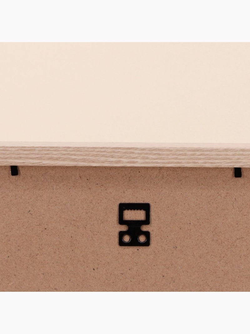 Cadre décoratif motif fleuris en rotin 40x30cm Beige - Kiabi