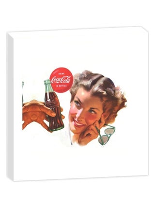Cadre en bois fabriqué en France coca cola