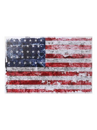 Cadre en bois rectangulaire drapeau américain