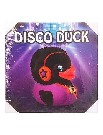 Cadre en toile canard disco