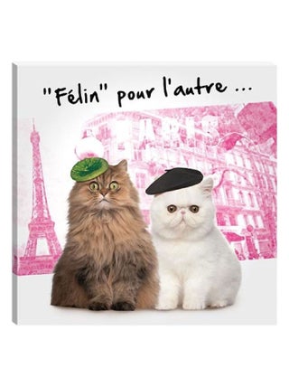 Cadre en toile chats