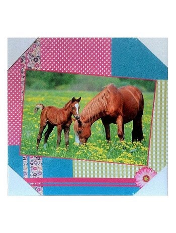 Cadre en toile cheval