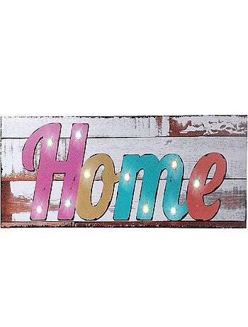 Cadre en toile rectangulaire lumineux home