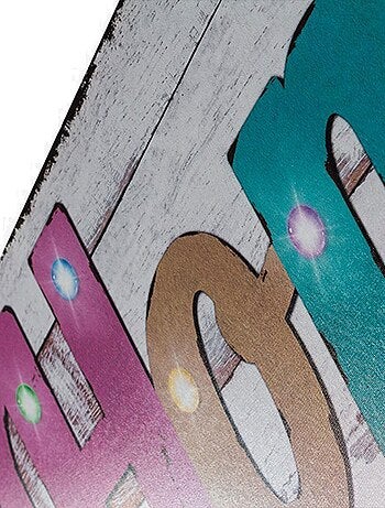 Cadre en toile rectangulaire lumineux home