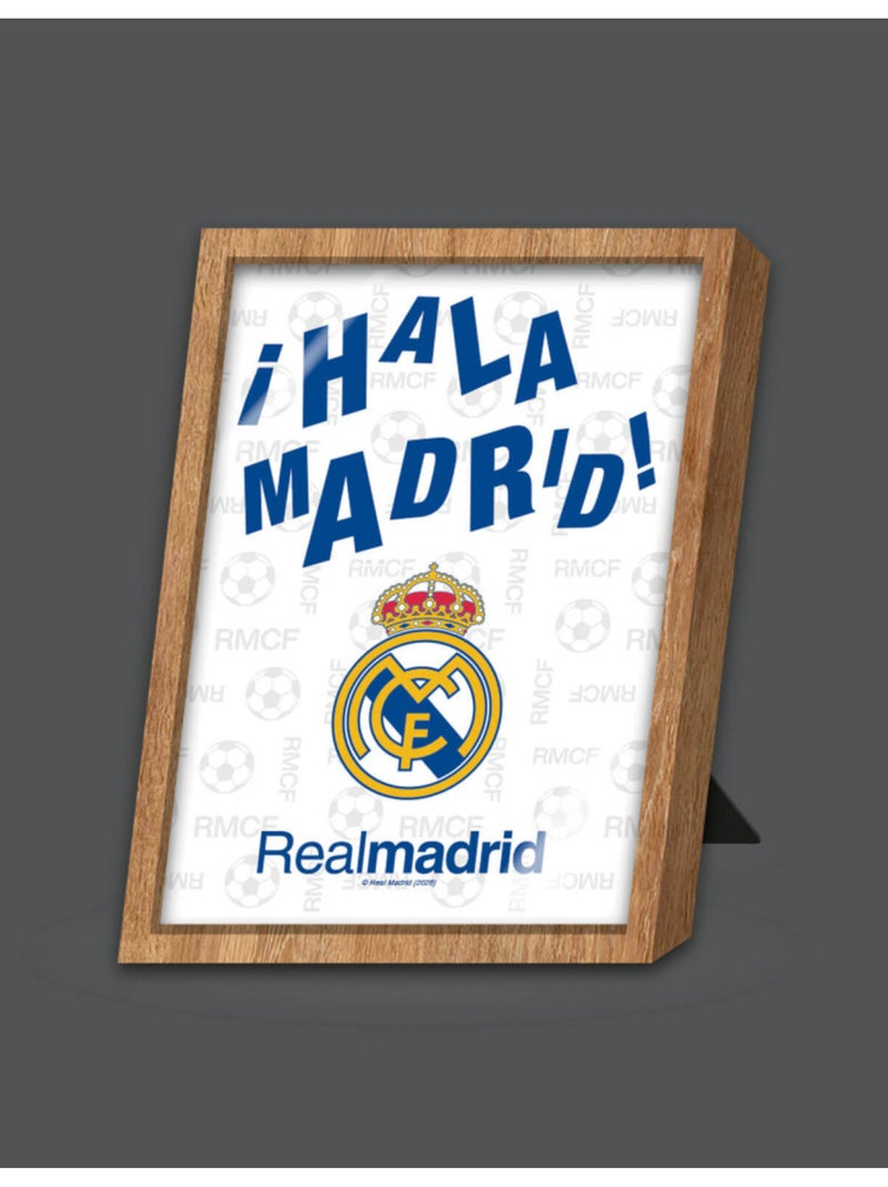 Cadre lumineux LED Real Madrid CF Bleu - Kiabi