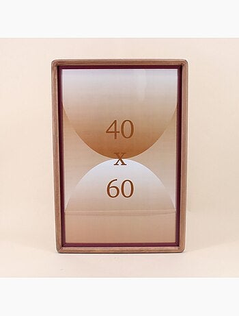 Cadre moulure ronde en bois 40x60cm