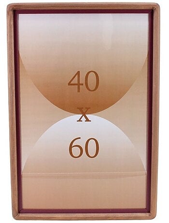 Cadre moulure ronde en bois 40x60cm