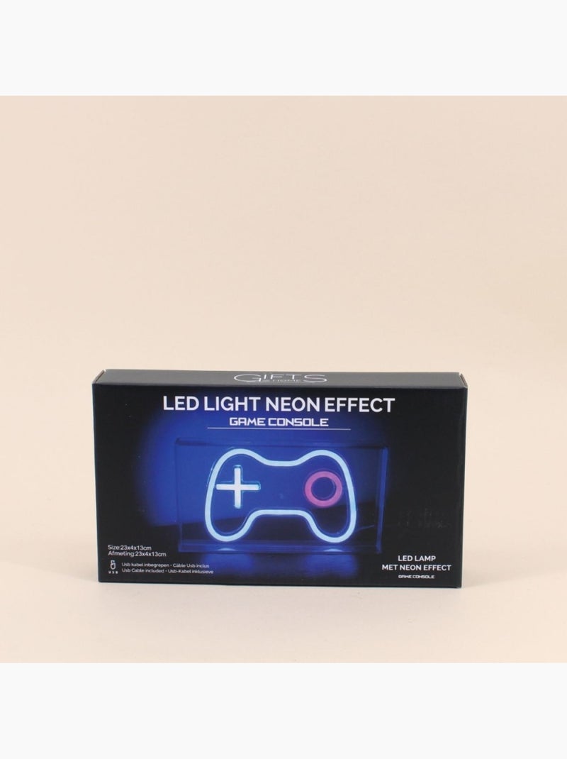 Cadre néon gamer console multicolore 23x13cm Gris - Kiabi