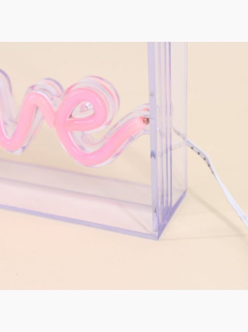 Cadre néon Love 23x13cm - Kiabi Cadre néon Love 23x13cm - Kiabi