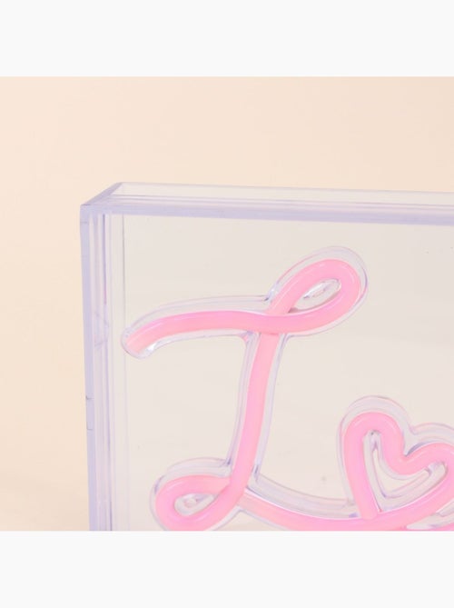 Cadre néon Love 23x13cm - Kiabi Cadre néon Love 23x13cm - Kiabi