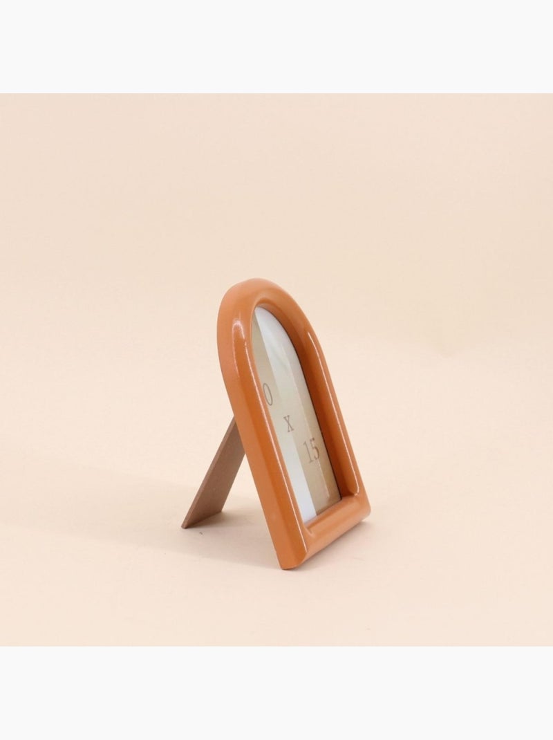 Cadre photo 10x15cm forme arche Marron - Kiabi
