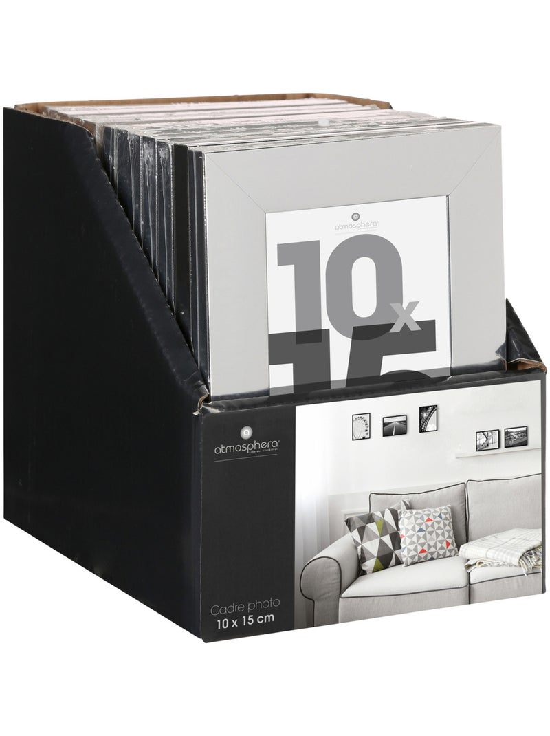 Cadre photo 10x15cm LISE Argent - Kiabi