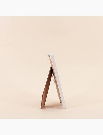 Cadre photo 10x15cm quadrillé noir et blanc