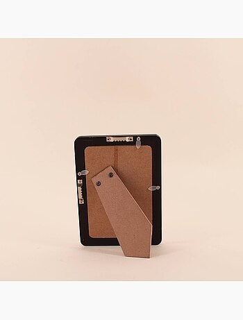 Cadre photo 10x15cm rayé noir et blanc