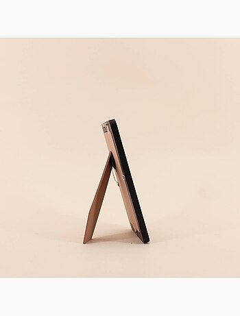 Cadre photo 10x15cm rayé noir et blanc