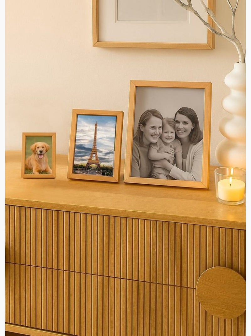 Cadre photo 13x18cm en bois certifié - AFIBEL Bois naturel - Kiabi