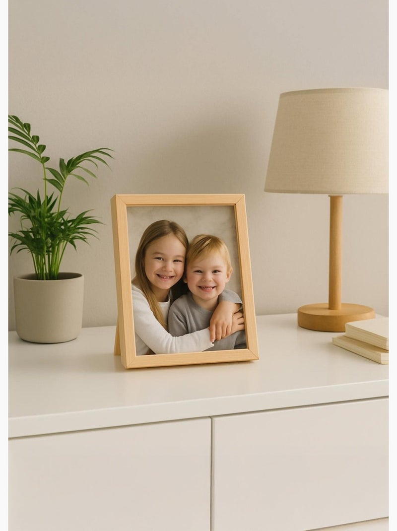 Cadre photo 18x24cm en bois certifié V1 - AFIBEL Bois naturel - Kiabi