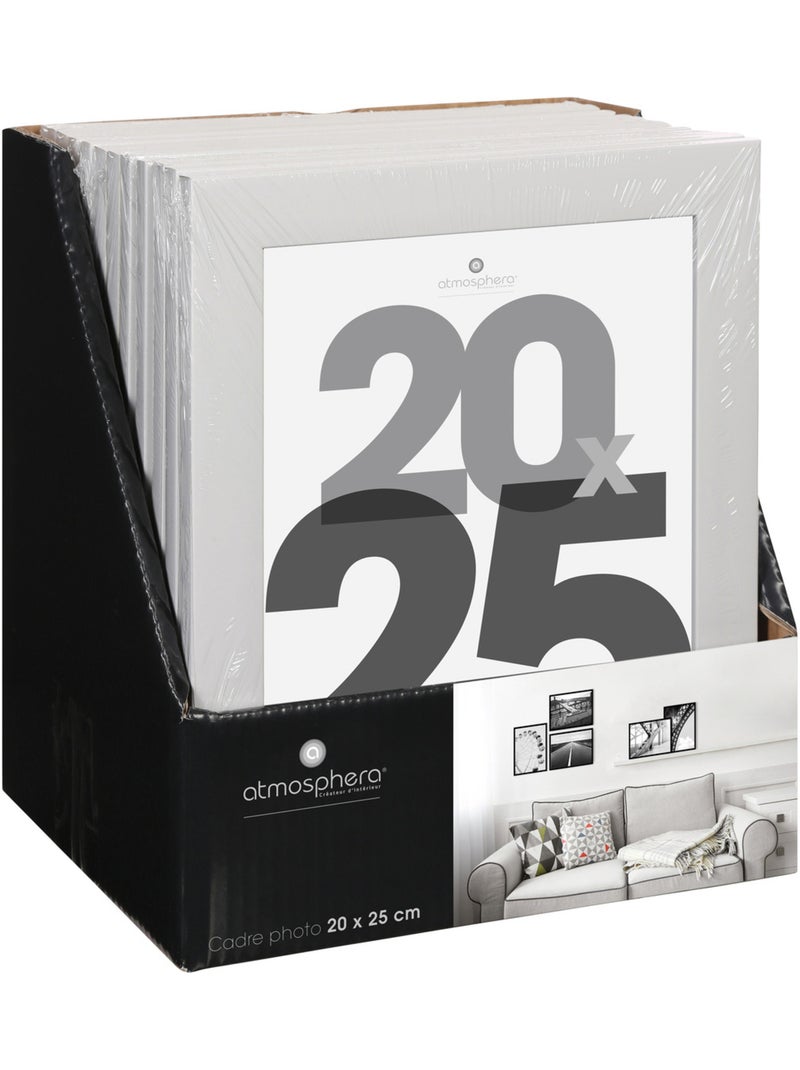 Cadre photo 20x25 cm LISE Blanc - Kiabi
