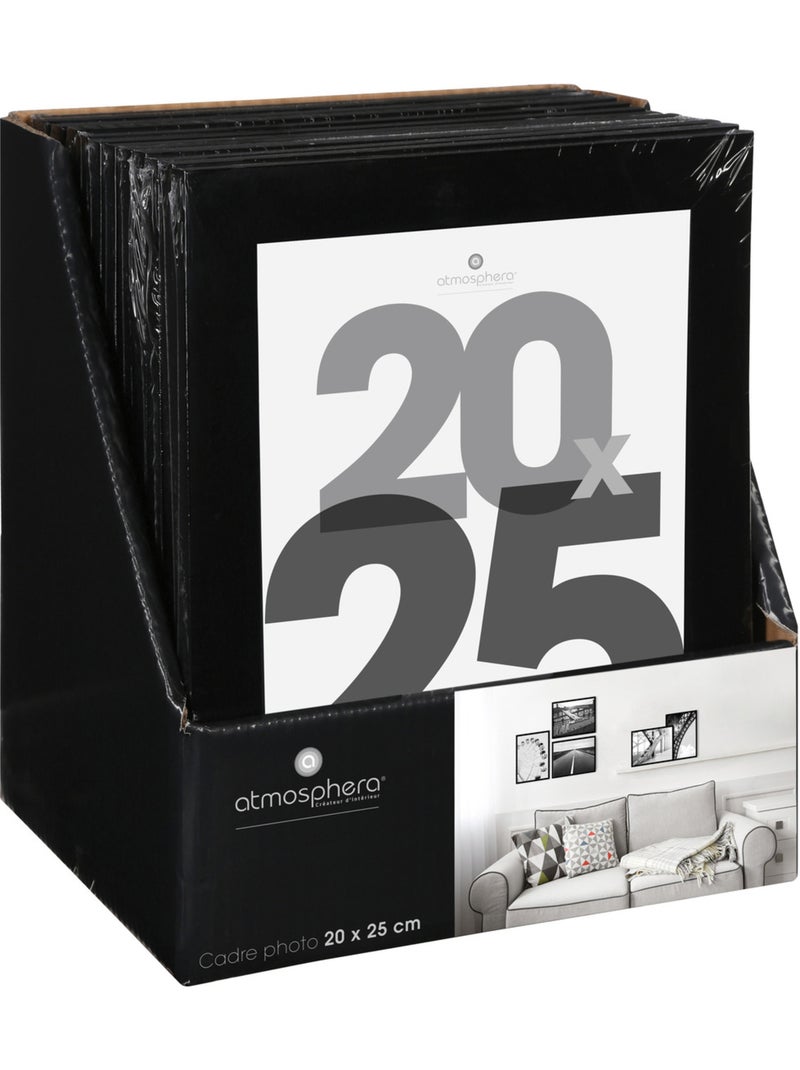 Cadre photo 20x25cm LISE Noir - Kiabi