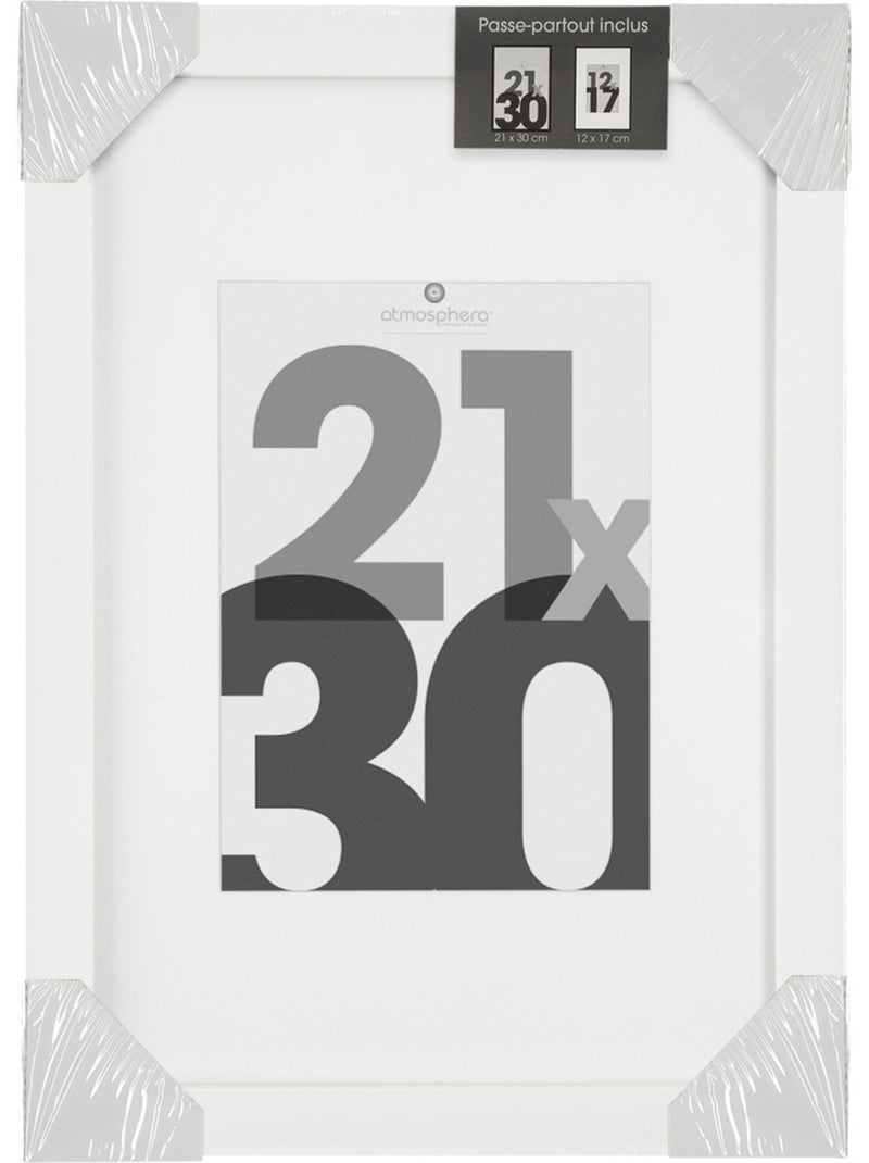 Cadre photo 21x30 cm EVA Blanc - Kiabi