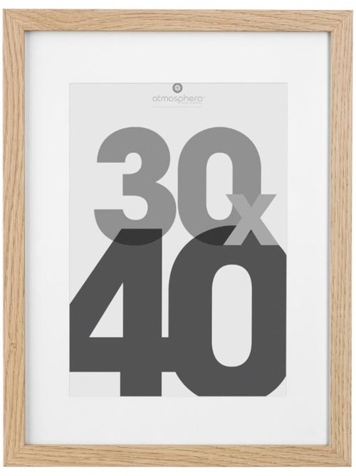 Cadre photo 30x40cm avec passe-partout EVA - Kiabi