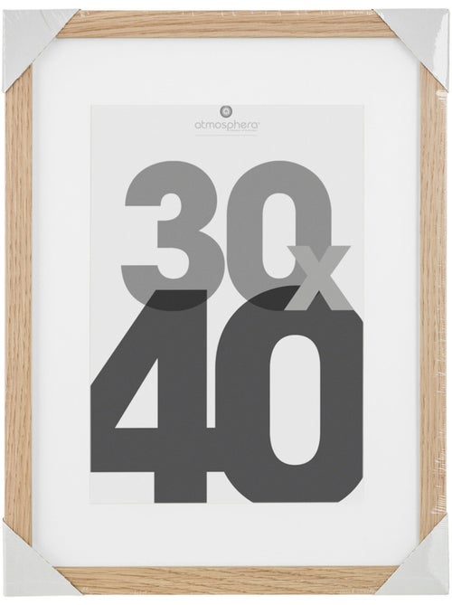Cadre photo 30x40cm avec passe-partout EVA - Kiabi