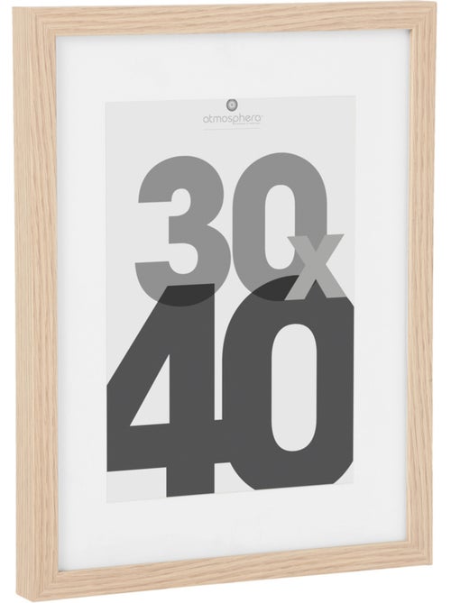 Cadre photo 30x40cm avec passe-partout EVA - Kiabi