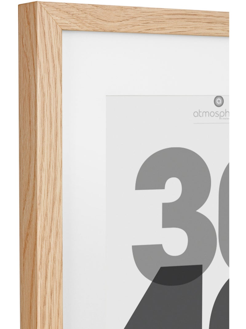 Cadre photo 30x40cm avec passe-partout EVA Beige - Kiabi